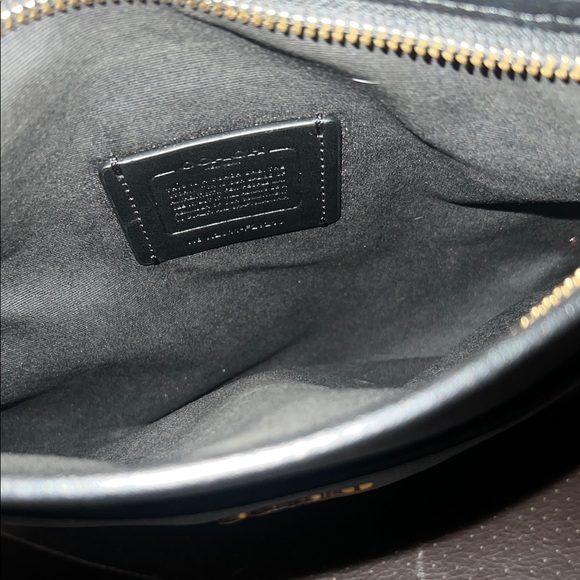 Coach Brown and Black Patterned Shoulder Bag - Picture 8 of 9